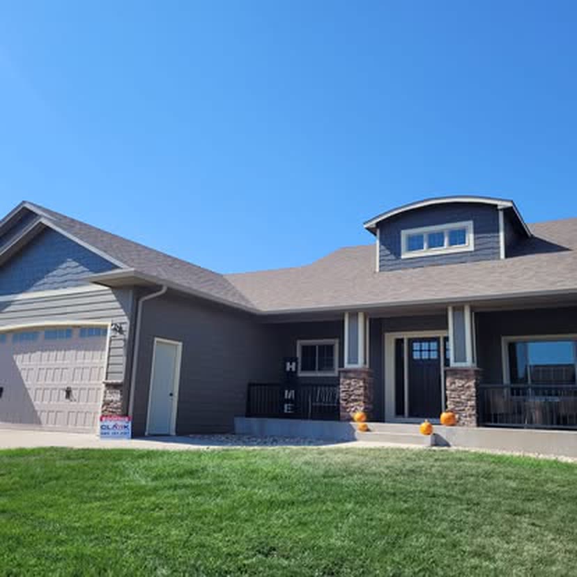 Completed roof, clean finish